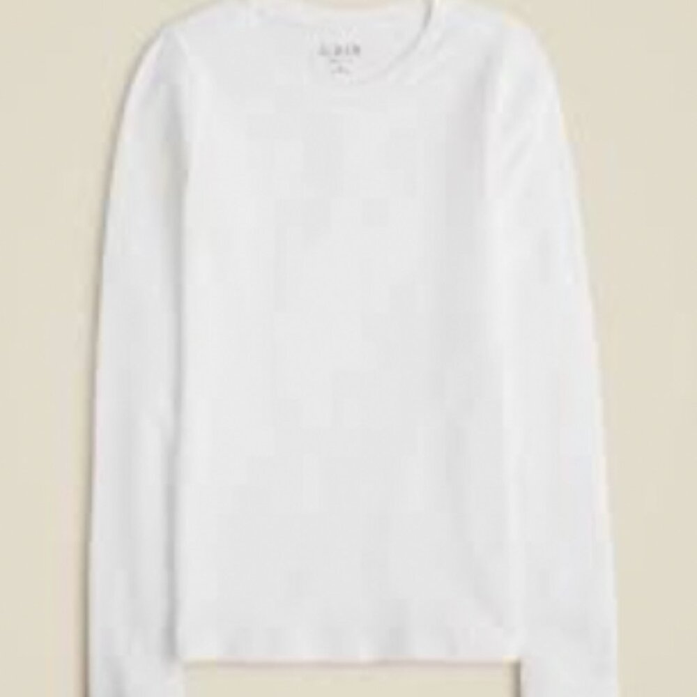 J. Crew Classic White Long Sleeve Top - Never been worn.